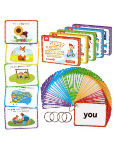 Tarjetas Educativas Coogam - 220 Palabras Dolch para Niños