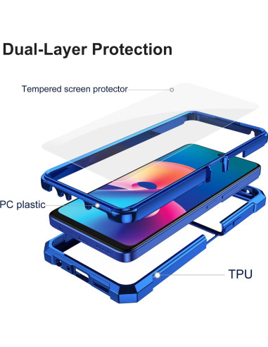 Funda Ailiber para TCL 50 XE Nxtpaper con Protector Pantalla