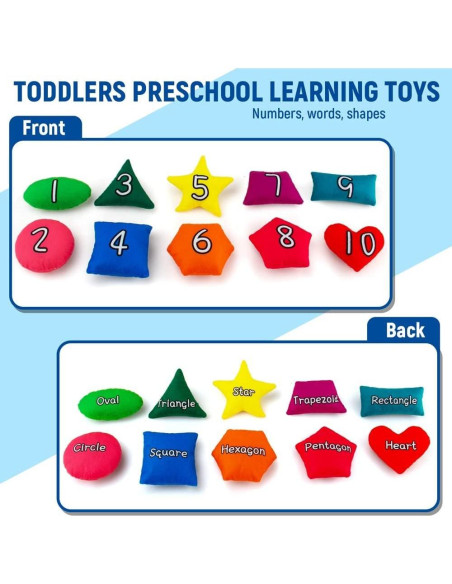 Juego de Emparejamiento de Bolsas de Frijoles Beetoy - 10 PCS Multicolor Juego de Emparejamiento de Bolsas de Frijoles Beetoy - 10 PCS Multicolor