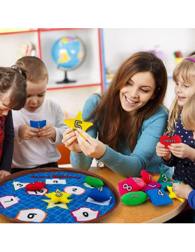 Juego de Emparejamiento de Bolsas de Frijoles Beetoy - 10 PCS Multicolor