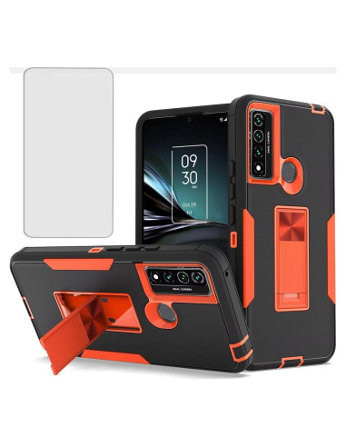 Funda Dura TCL 20 XE con Protector de Pantalla y Soporte