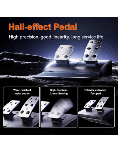 Rueda de Carreras PXN V900 GEN2 USB 270/900 Grados con Pedales