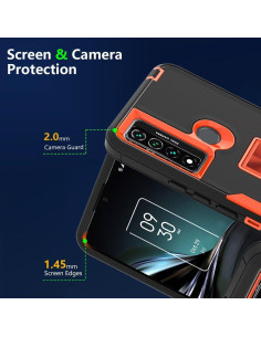 Funda Dura TCL 20 XE con Protector de Pantalla y Soporte 2