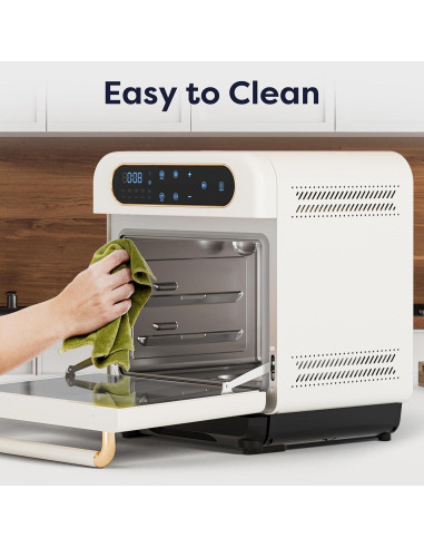Horno de Aire 8-en-1 CIARRA 13QT Blanco con Vapor