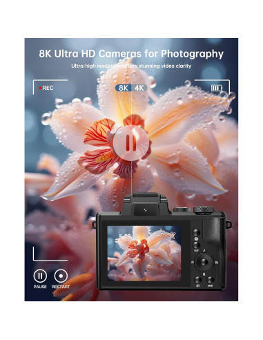 Cámara Digital 8K XNSIAKXA DC226 88MP Autofocus WiFi