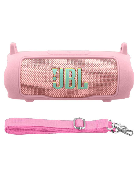 Funda de Silicona Baval Rosa para Altavoz JBL Flip 7