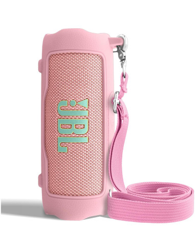 Funda de Silicona Baval Rosa para Altavoz JBL Flip 7
