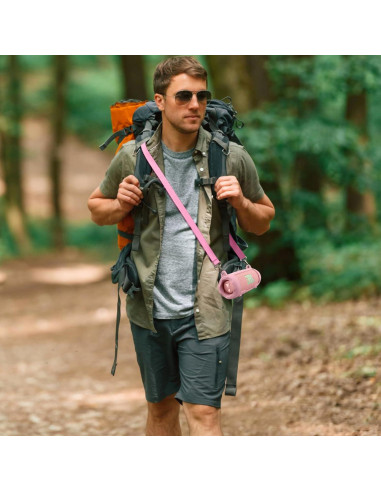 Funda de Silicona Baval Rosa para Altavoz JBL Flip 7