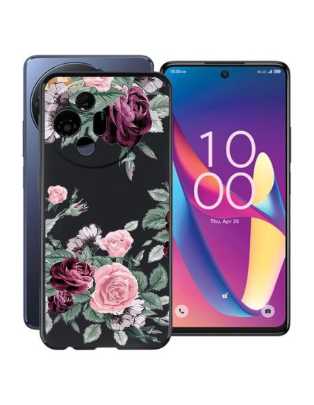 Funda para TCL 50 XL 5G - Carcasa TPU Rosa Roja Ultra Delgado