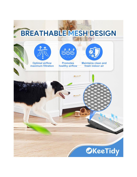 Red de Pantalla de Ventilación de Suelo KeeTidy 4x12" Paquete de 6