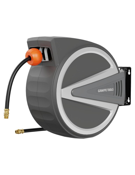 Carrete de Manguera de Aire Retráctil Giraffe Tools 15.24 m