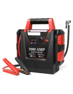 Arrancador de Batería FlyAuto HH604 2000A con Compresor 260 PSI