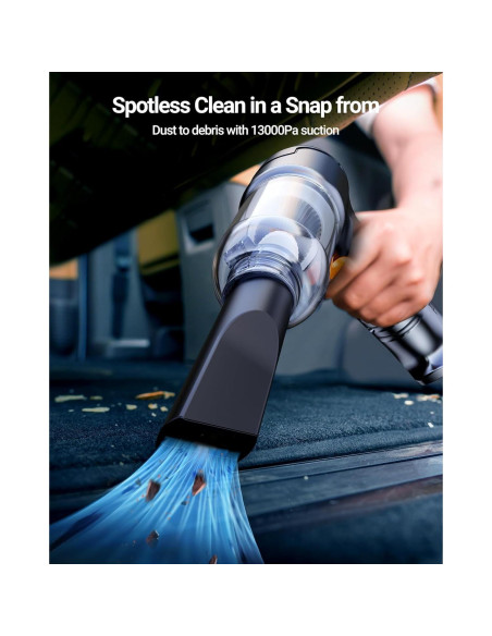Aspiradora de Coche SEALIGHT X1 Portátil Inalámbrica 13000Pa Aspiradora de Coche SEALIGHT X1 Portátil Inalámbrica 13000Pa