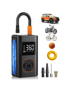 Compresor de Aire Portátil MEUCI Inflador de Neumáticos 150 PSI