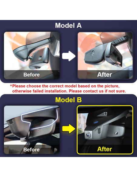 Cámara de Salpicadero Fitcamx 4K Frontal + 1080P Trasera para Volkswagen Atlas 2018-2025