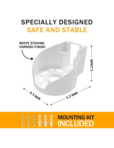 Soporte de Pared para TP-Link Deco X68/XE75/AXE5300 Blanco