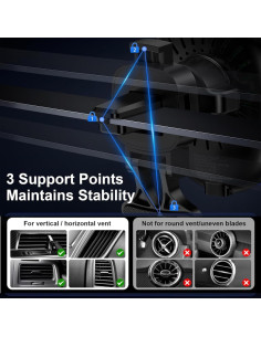 Cargador Inalámbrico de Auto Mag Safe UorMe 15W para iPhone y Samsung 2
