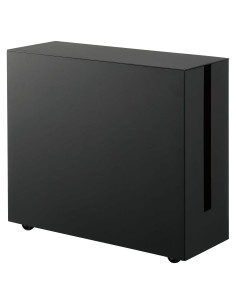 Organizador de Cables Rodante Yamazaki Acero Negro 3 Estantes