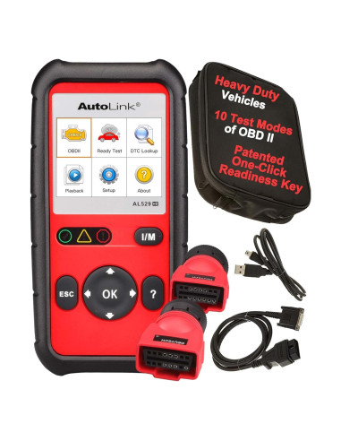 Escáner OBD2 Autel AL529HD para Vehículos Pesados