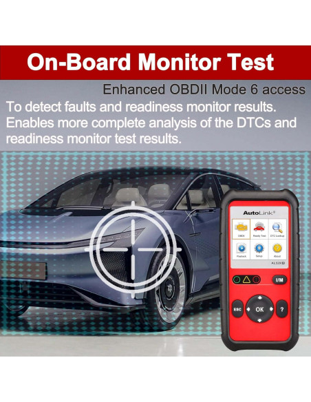 Escáner OBD2 Autel AL529HD para Vehículos Pesados