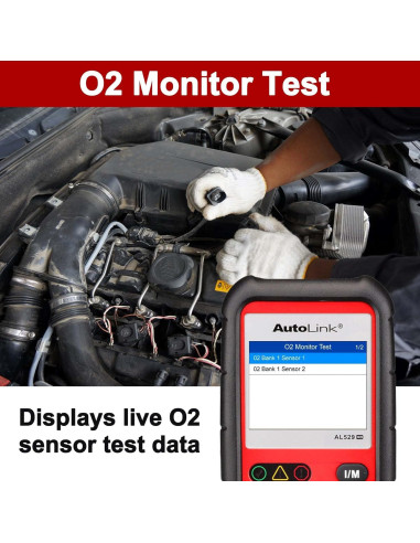 Escáner OBD2 Autel AL529HD para Vehículos Pesados