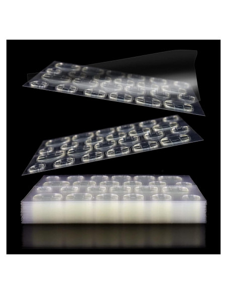 Pestañas Adhesivas Doble Cara Allstarry 360pcs para Uñas