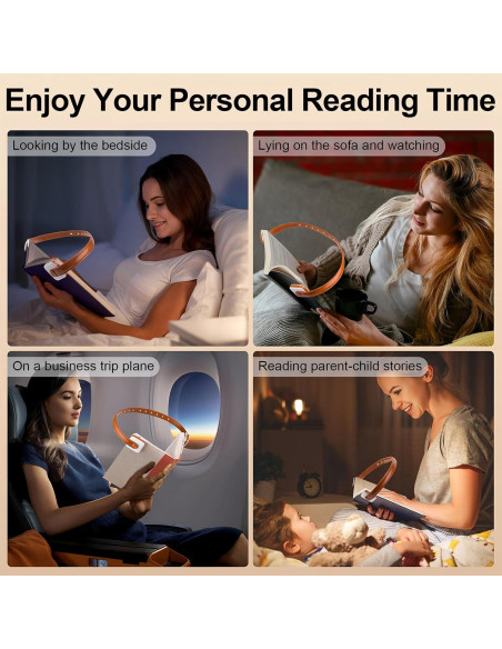 Luz de Lectura LED Recargable Osuke 12 LEDs 9 Temperaturas Luz de Lectura LED Recargable Osuke 12 LEDs 9 Temperaturas