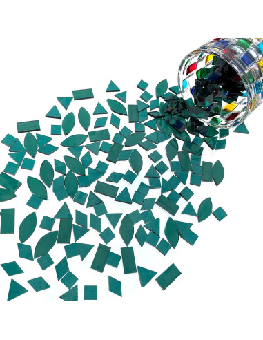 Azulejos de Mosaico de Vidrio LITMIND 240 Piezas 5 Formas