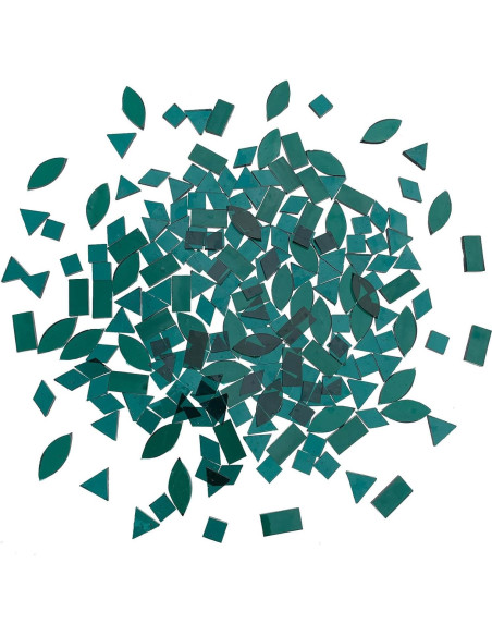 Azulejos de Mosaico de Vidrio LITMIND 240 Piezas 5 Formas Azulejos de Mosaico de Vidrio LITMIND 240 Piezas 5 Formas