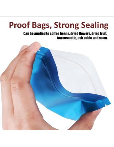 Bolsas Reutilizables a Prueba de Olores Blulu 100 Piezas 10x15 cm