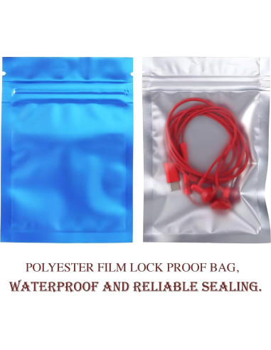 Bolsas Reutilizables a Prueba de Olores Blulu 100 Piezas 10x15 cm