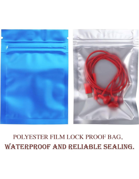 Bolsas Reutilizables a Prueba de Olores Blulu 100 Piezas 10x15 cm