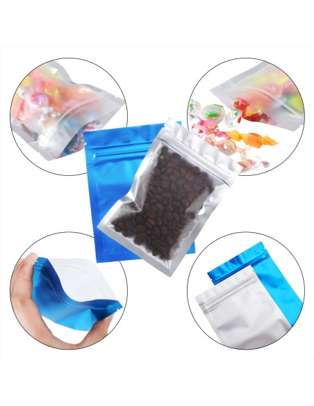 Bolsas Reutilizables a Prueba de Olores Blulu 100 Piezas 10x15 cm