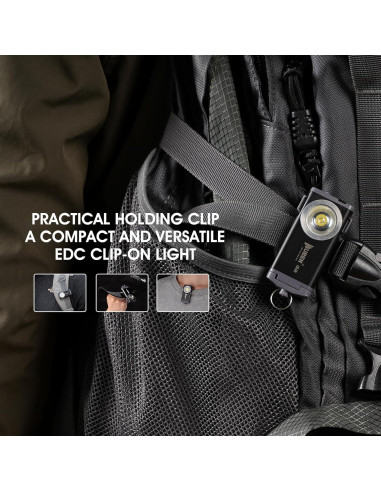 Linterna EDC Recargable WUBEN G5 400 Lúmenes + G2 500 Lúmenes