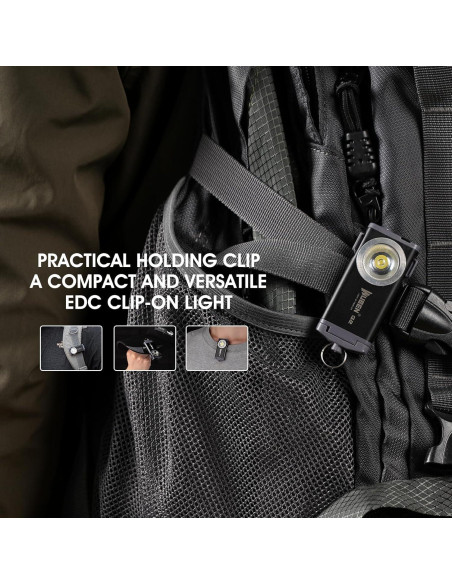 Linterna EDC Recargable WUBEN G5 400 Lúmenes + G2 500 Lúmenes