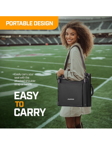 Asiento de Estadio Plegable Alpcour con Calefacción y Masaje