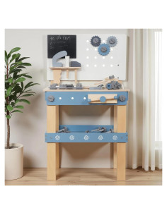 Banco de herramientas de madera Touch Us 51 piezas para niños