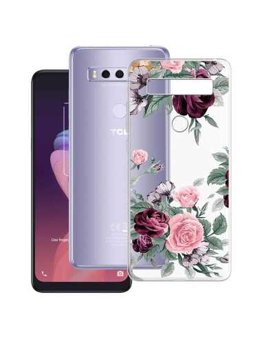 Funda Bumper KJYF para TCL 10 SE - Rojo, Anti-Golpes