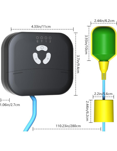 Alarma de Nivel de Agua WiFi LUCKYDUO WLA-Z2 con Notificaciones