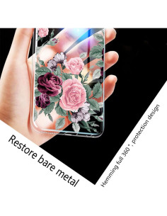 Funda Bumper KJYF para TCL 10 SE - Rojo, Anti-Golpes 2