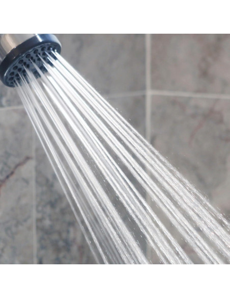 Cabezal de Ducha Aqua Elegante 9.5 LPM Cromo Autolimpiante