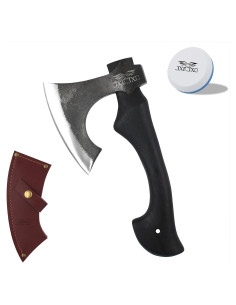 Hacha de Camping JXE JXO 33 cm Acero Manganeso con Funda