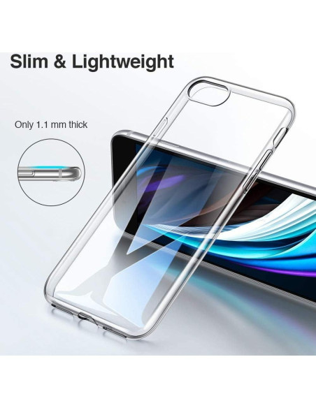 Funda Bumper KJYF para TCL 10 SE - Rojo, Anti-Golpes