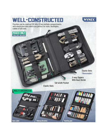 Bolsa Administrativa Molle Wynex para Tabletas 9-11" Negra