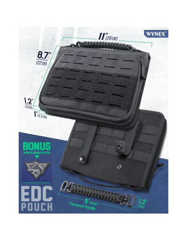 Bolsa Administrativa Molle Wynex para Tabletas 9-11" Negra