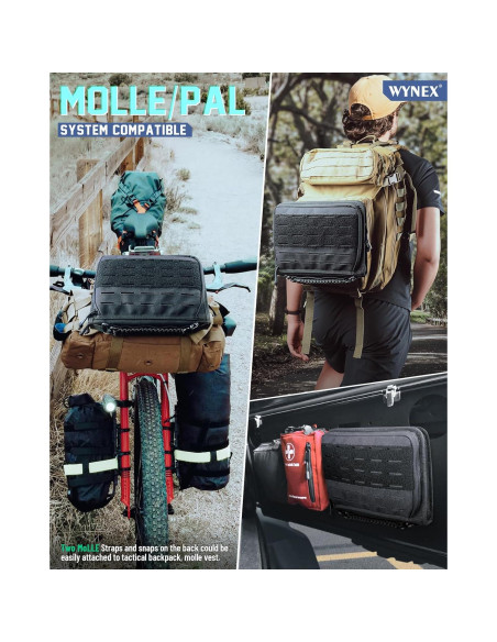 Bolsa Administrativa Molle Wynex para Tabletas 9-11" Negra