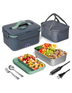 Caja de Almuerzo Eléctrica Monteka 1.8L 100W Gris