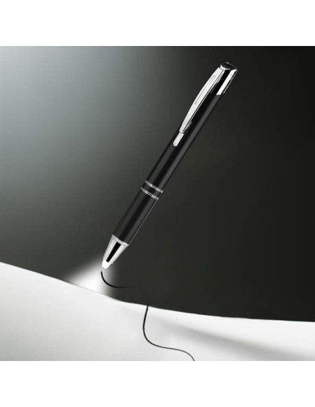 Bolígrafo Penyeah con Luz LED - 2 Unidades, Blanco