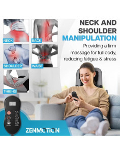 Masajeador de Espalda Shiatsu ZenMotion con Calor y Vibración 2