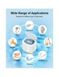 Limpiador Ultrasónico BCOM para Retenedores y Joyería 46kHz 2